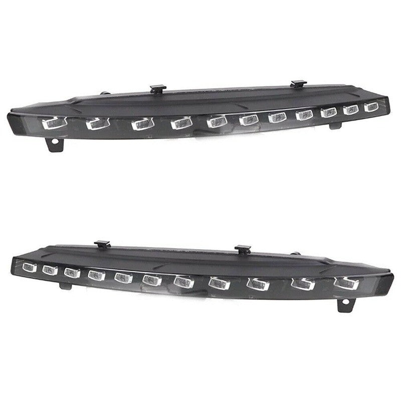 ?? Pair DRL Dynamic White Yellow Daytime Running Light for Audi Q7 2010-2015 ??