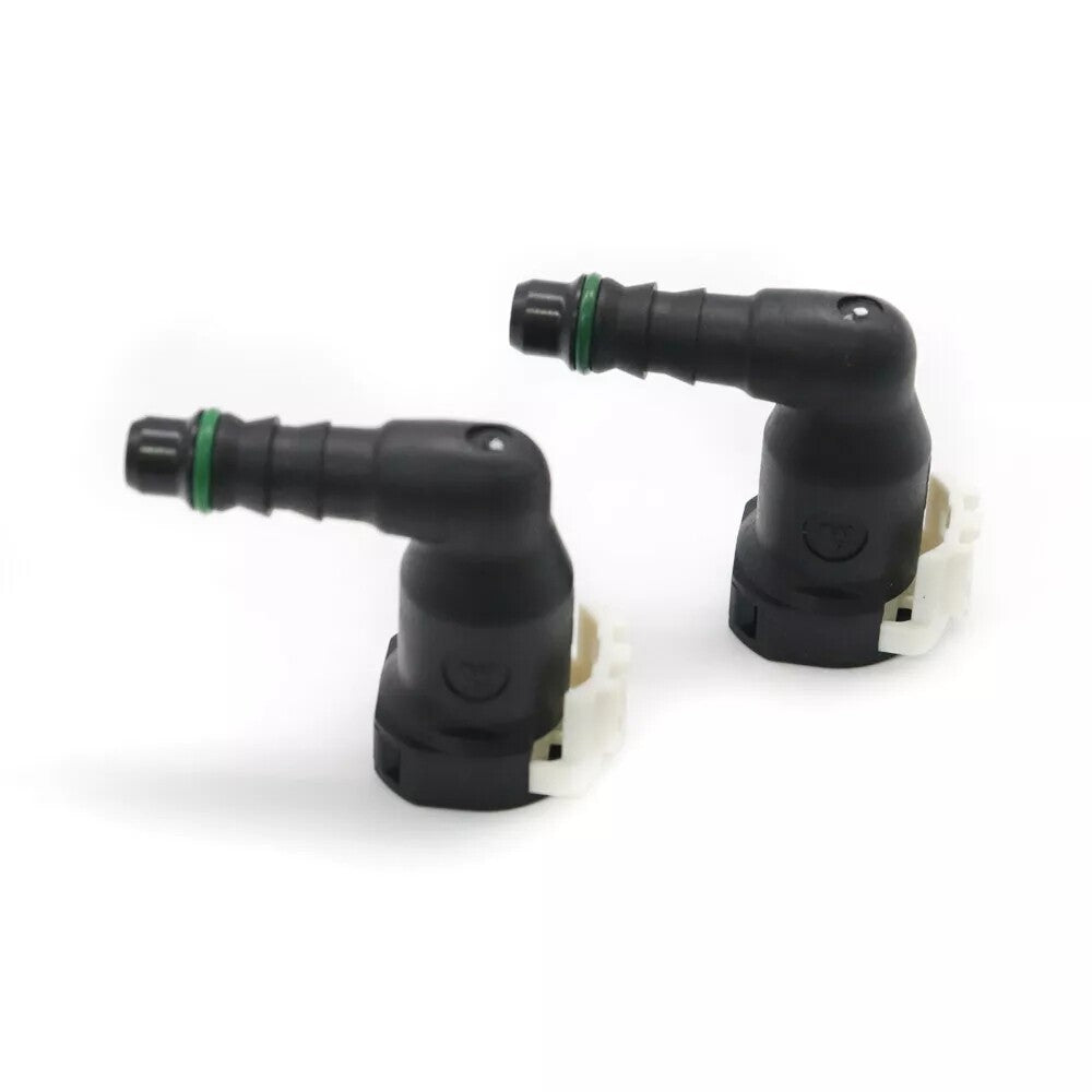 Fuel line hose quick-release female connector 2 pieces 7.89 mm 7.89 ID6 90¡ã