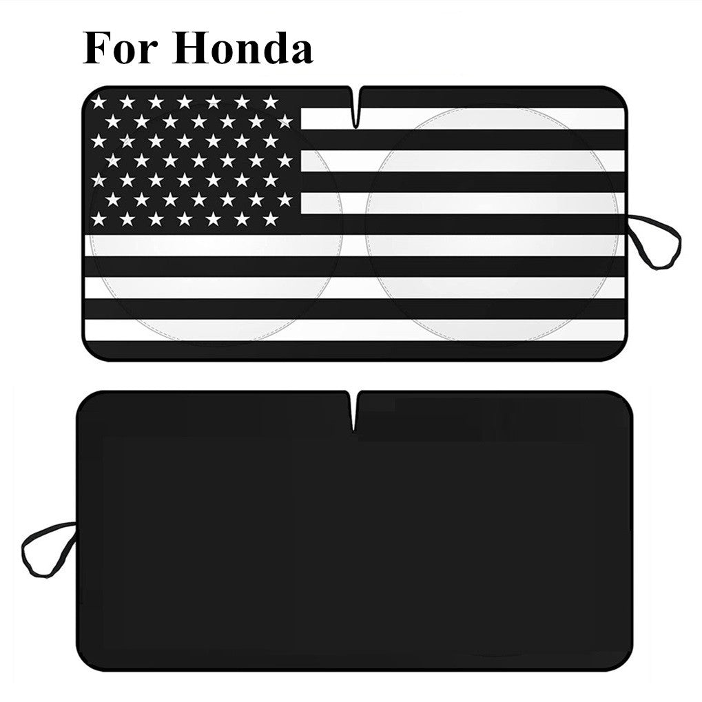 for Honda Accessories Large US Flag Car Windshield Sunshade UV Block Visor Cover