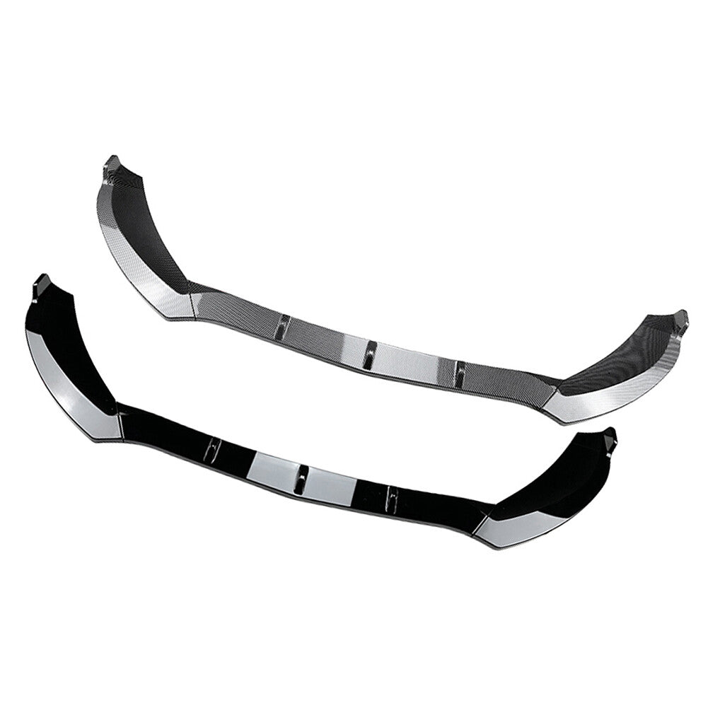 Front Bumper Lip Splitter Spoiler Body Kit for Mercedes-Benz C Class 15-18