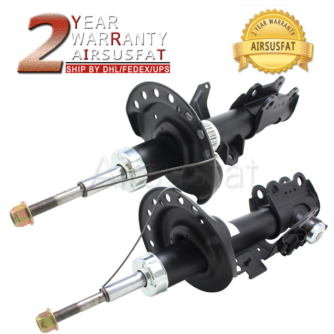 2pcs Front L+R Air Suspension Shock W/ Electric for Cadillac SRX for Saab 2010-2016