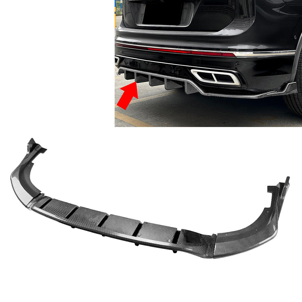 Rear Bumper Splitter Spoiler Lip for VW for Tiguan MK2 Facelift 2021-2023 2021