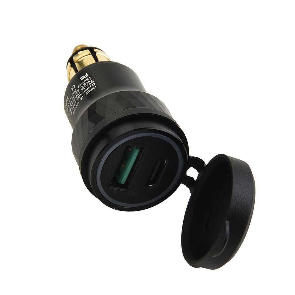Dual USB Charger DIN Socket Adapter For, for Ducati ,Motorcycle