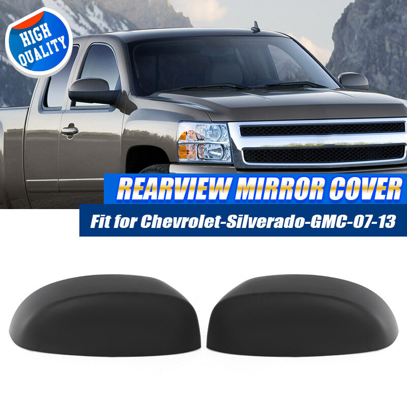 Replacement left and right upper mirror caps for 2007-14 for Chevrolet Silverado/Gimsi for Sierra .