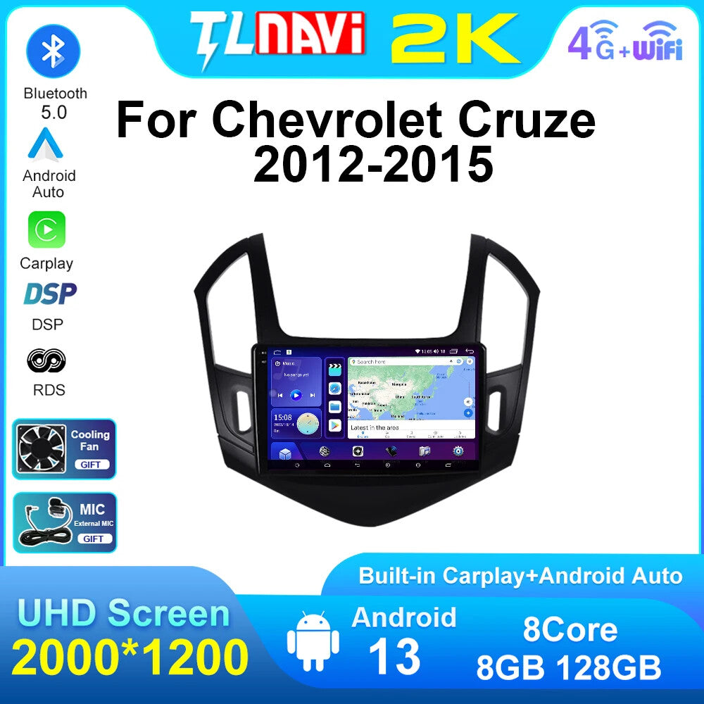 for Chevrolet for Cruze 2012-2015 Auto Multimedia Stereo Car Radio Player GPS Navi