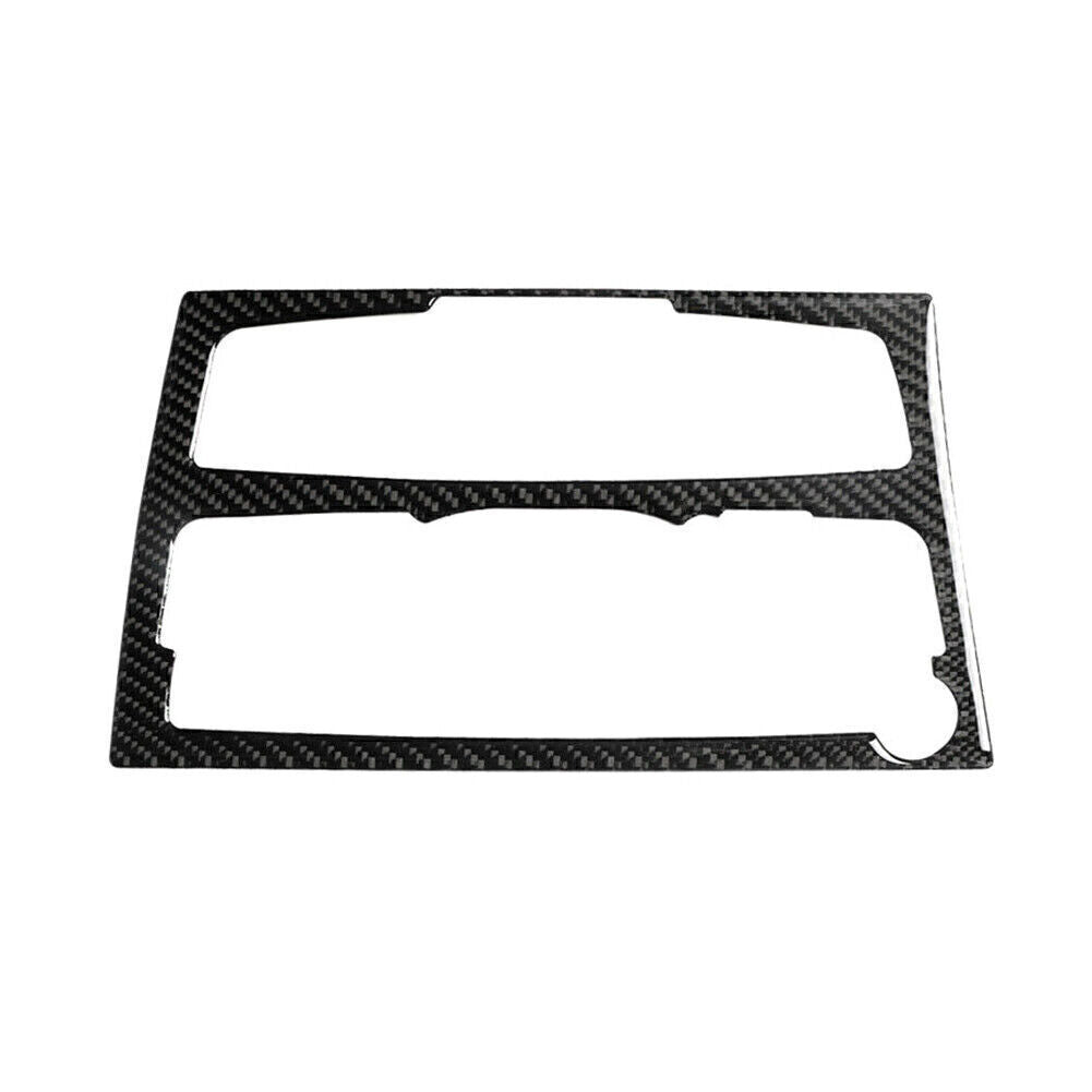 Console AC/ CD Panel Frame Cover Trim Fit for Audi A4 B8 A5 2010-2016 Carbon Fiber