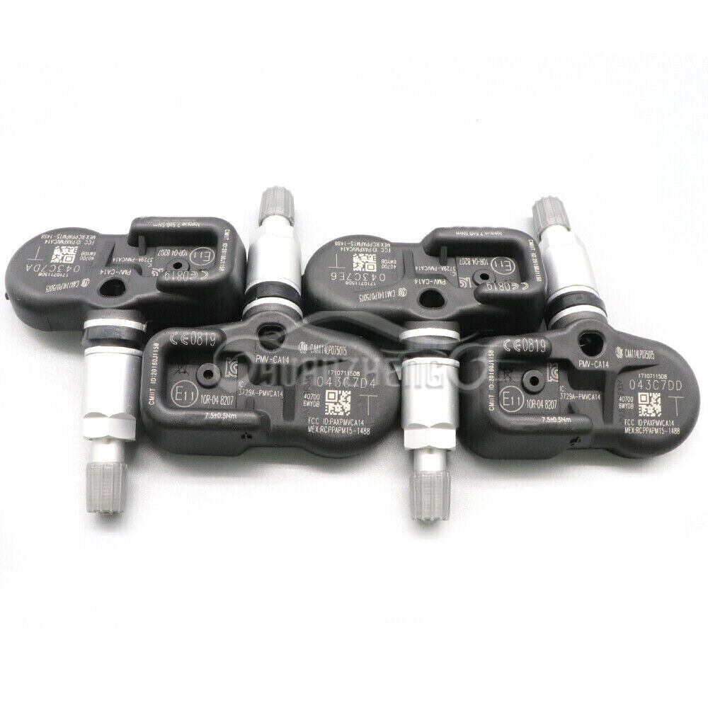 New TPMS tire pressure sensors (4x) for Nissan Titan XD 16-21 40700-EZ00A 433MHz.