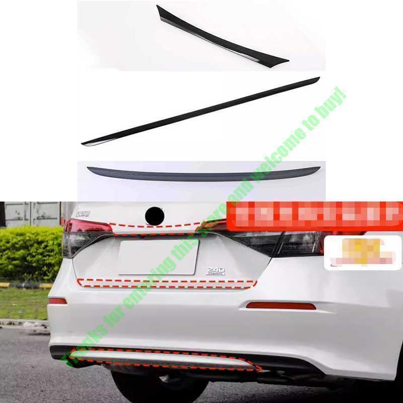 for Honda for Civic 11Th 2022-2023 Glossy Black Rear Tailgate Trunk Lid Strip Trim3