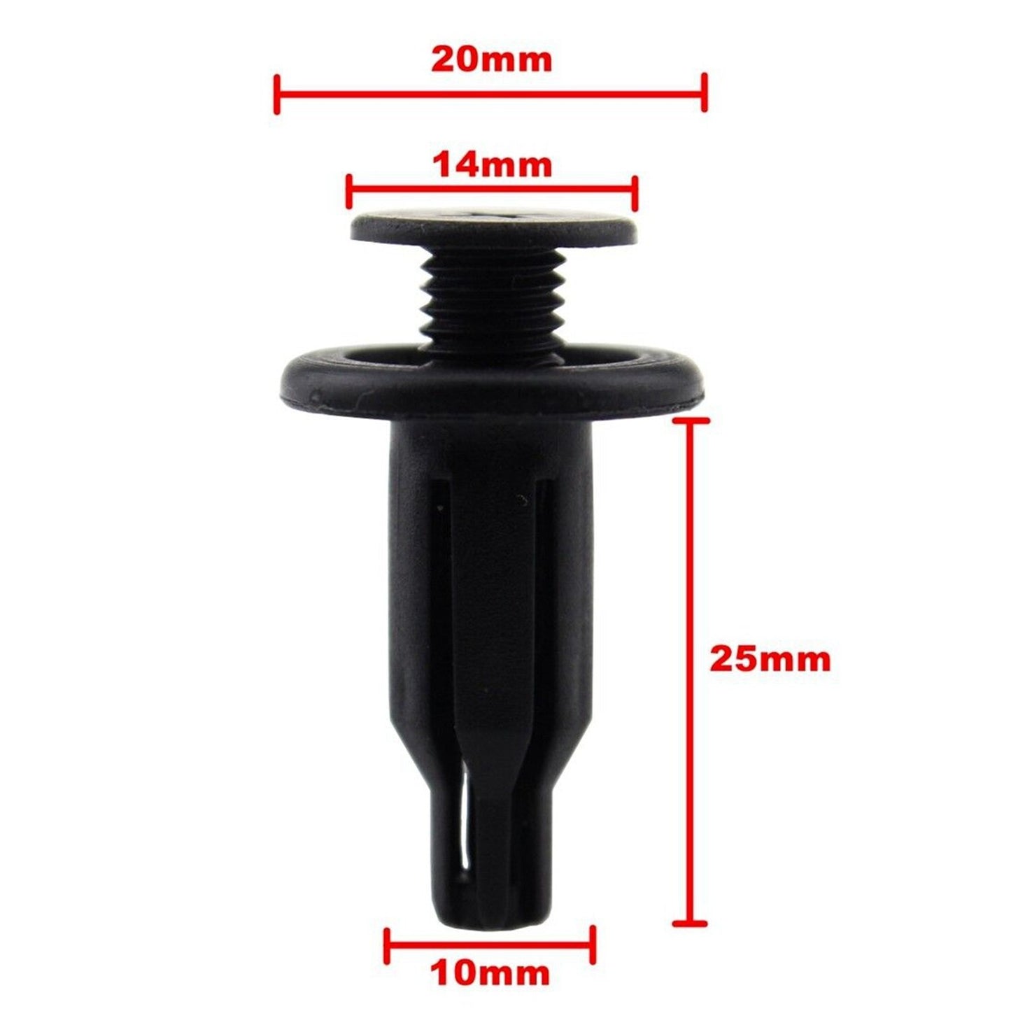 10 Front Rear Bumper Retainer Push-Type Clips for 10mm Hole 91502-SP0-003