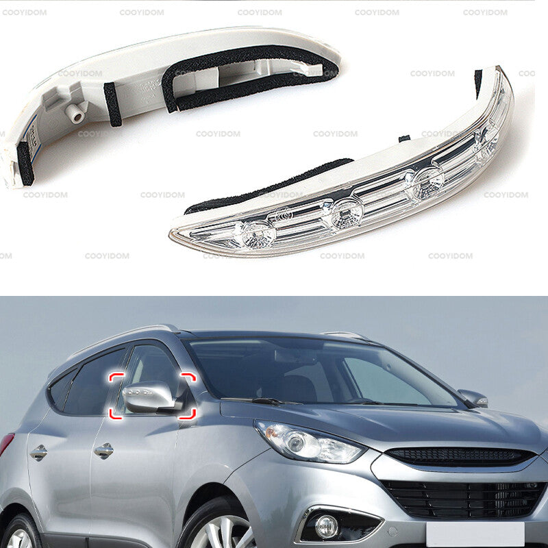 1 Pair Rearview Mirror Light Turn Signal Lamp for Hyundai for Tucson IX35 2010-2014