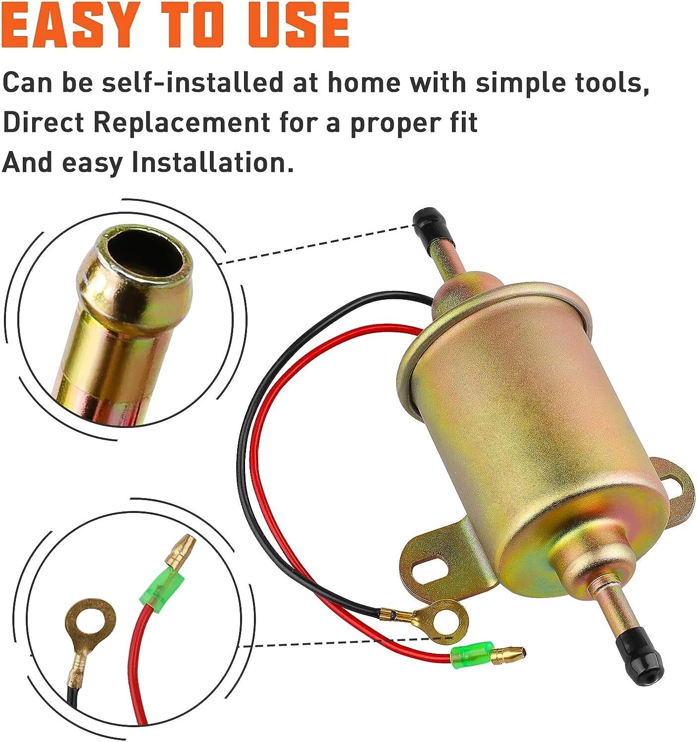 E11005 Electric Fuel Pump for Polaris Ranger 400 HO 500 4011545 4011492 4010658