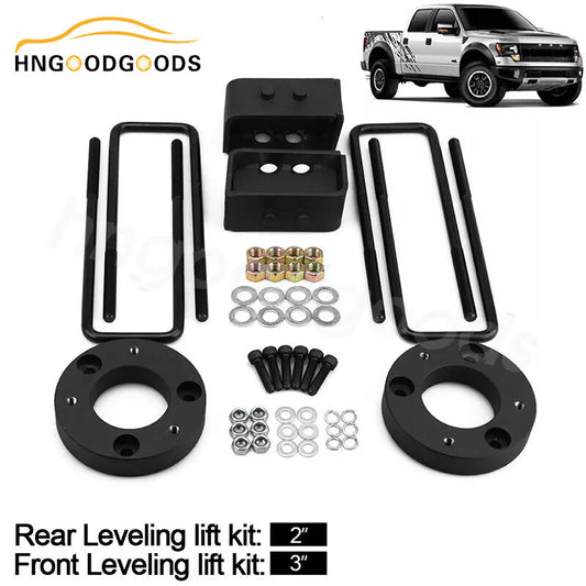 3-inch front and 2-inch rear leveling lift kit for 2004-2020 for Ford F150 2WD 4WD