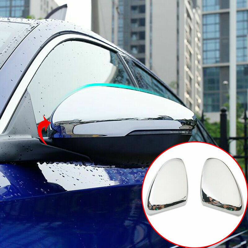 for Honda Accord 2018-2021 Chrome Side Door RearView Mirror Decor Cover Cap Trim