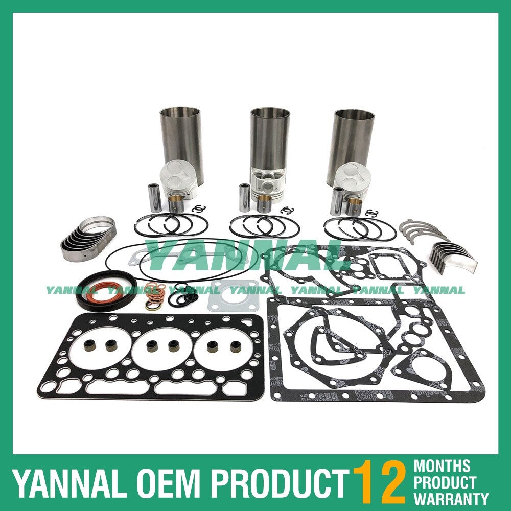 Engine overhaul and rebuild kit for Kubota D722 and Kubota BX1870 GB14 T655C tractors