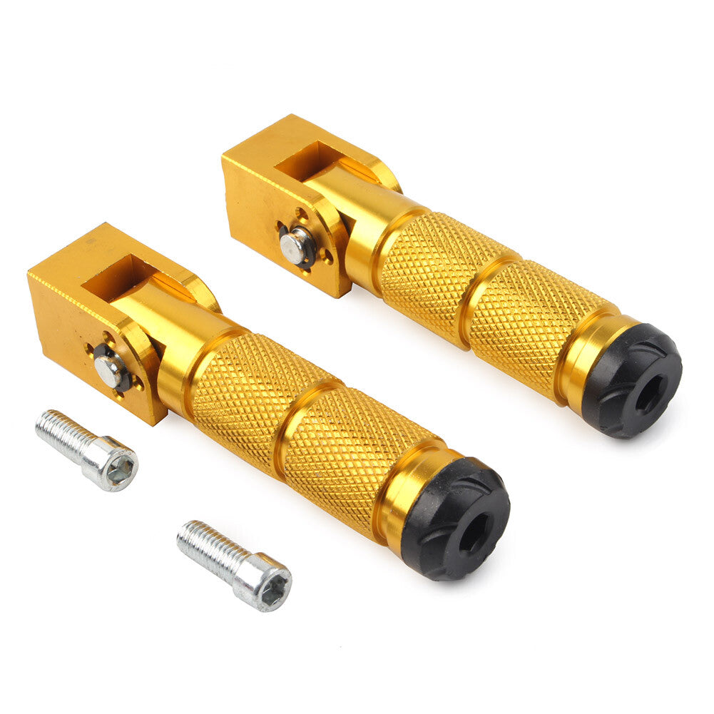 for YAMAHA for Suzuki for Kawasaki Universal M8 Footpegs Folding Passenger Foot Pegs