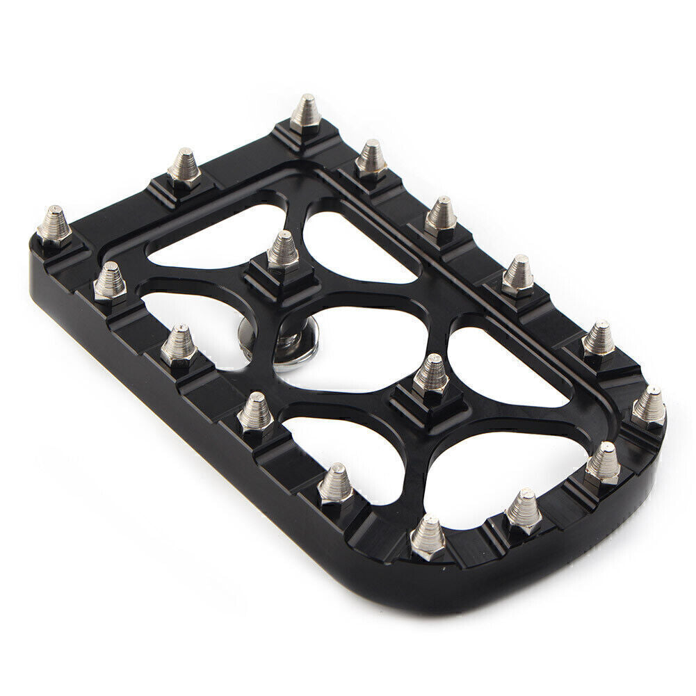Black MX Style Large Brake Pedal Pad Cover for Harley Electra Glide Softail Dyna