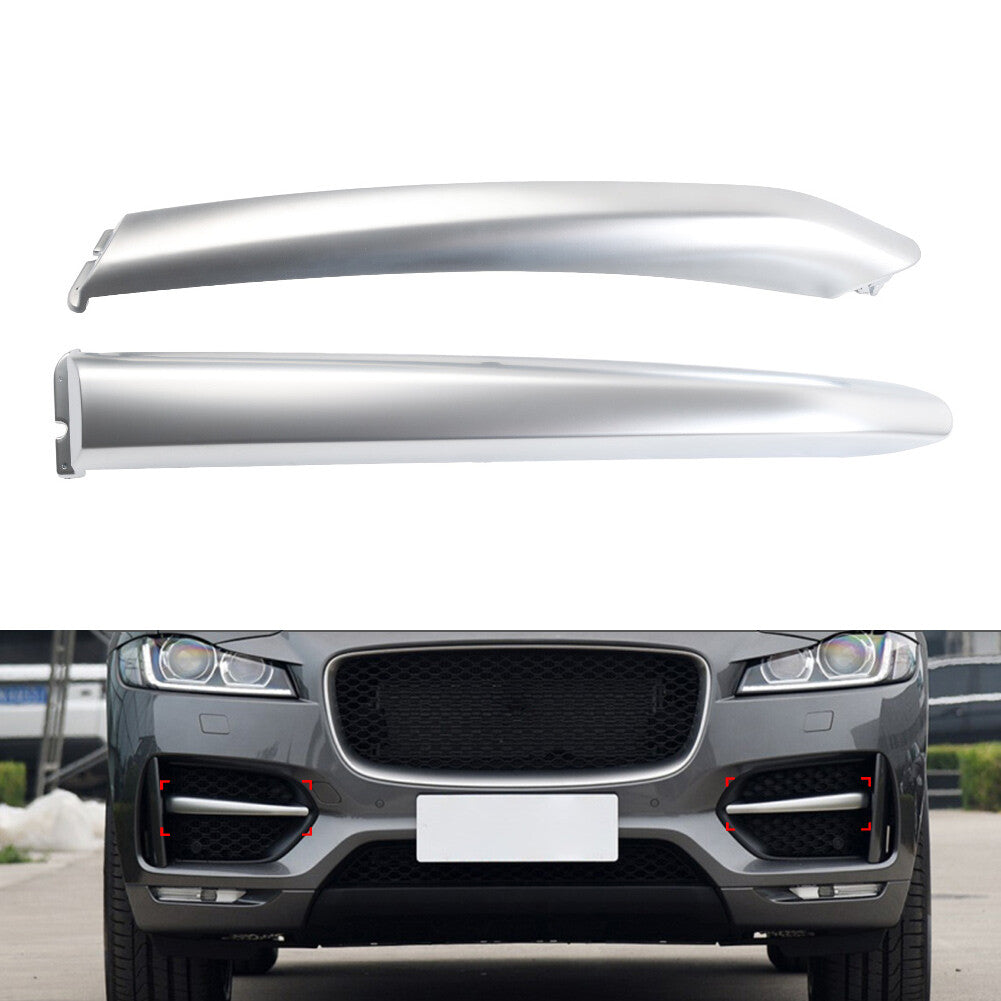 Front Bumper Grille Blade Molding Strip Trim for Jaguar F-Pace R Sport 2016-20