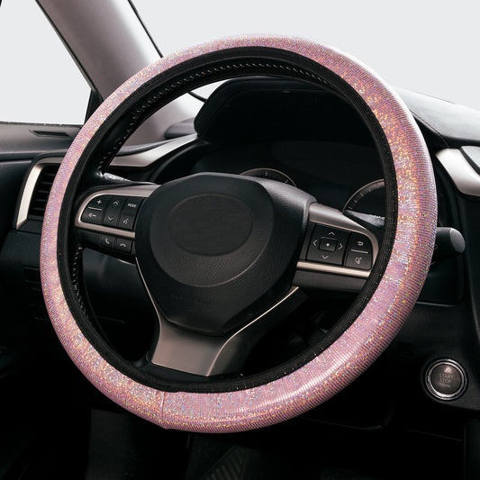 Rhinestone car steering wheel cover steering wheel cover steering wheel cover glitter steering wheel cover pink