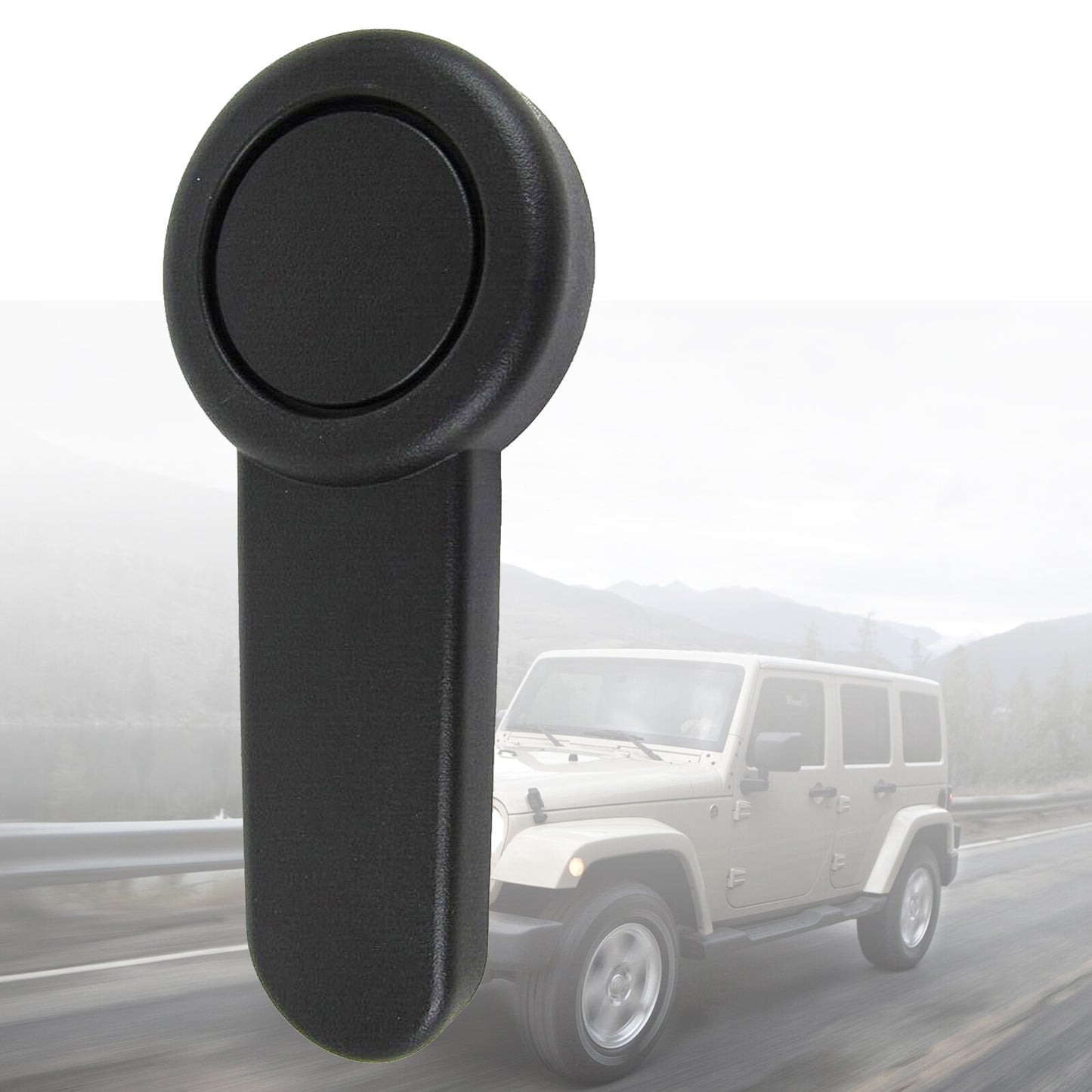 Black Front Left for Seat Recliner Handle 1FL44DX9AB for Jeep for Wrangler 2011-2017 US