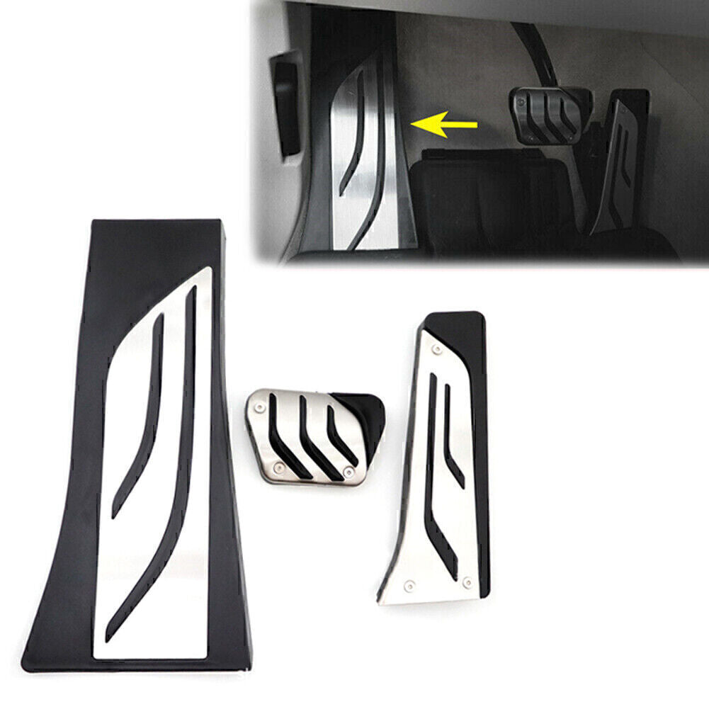 for BMW X5 X6 2008-2019 2019 2009 2018 17 3x Car Foot Gas Brake Pedals Cover Kit