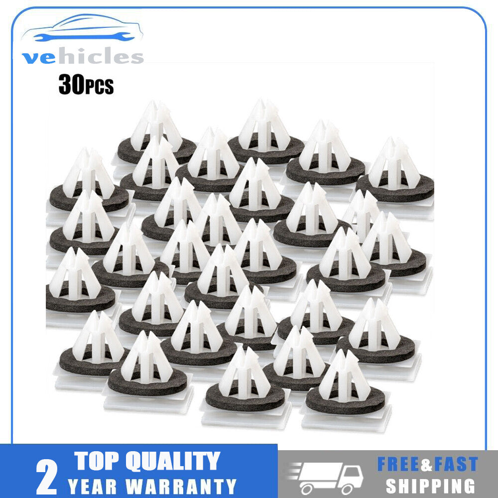 30-piece set for Ford Fusion MKZ 2013 - On Molded Clips, Rocker Panels, Deck Covers - new