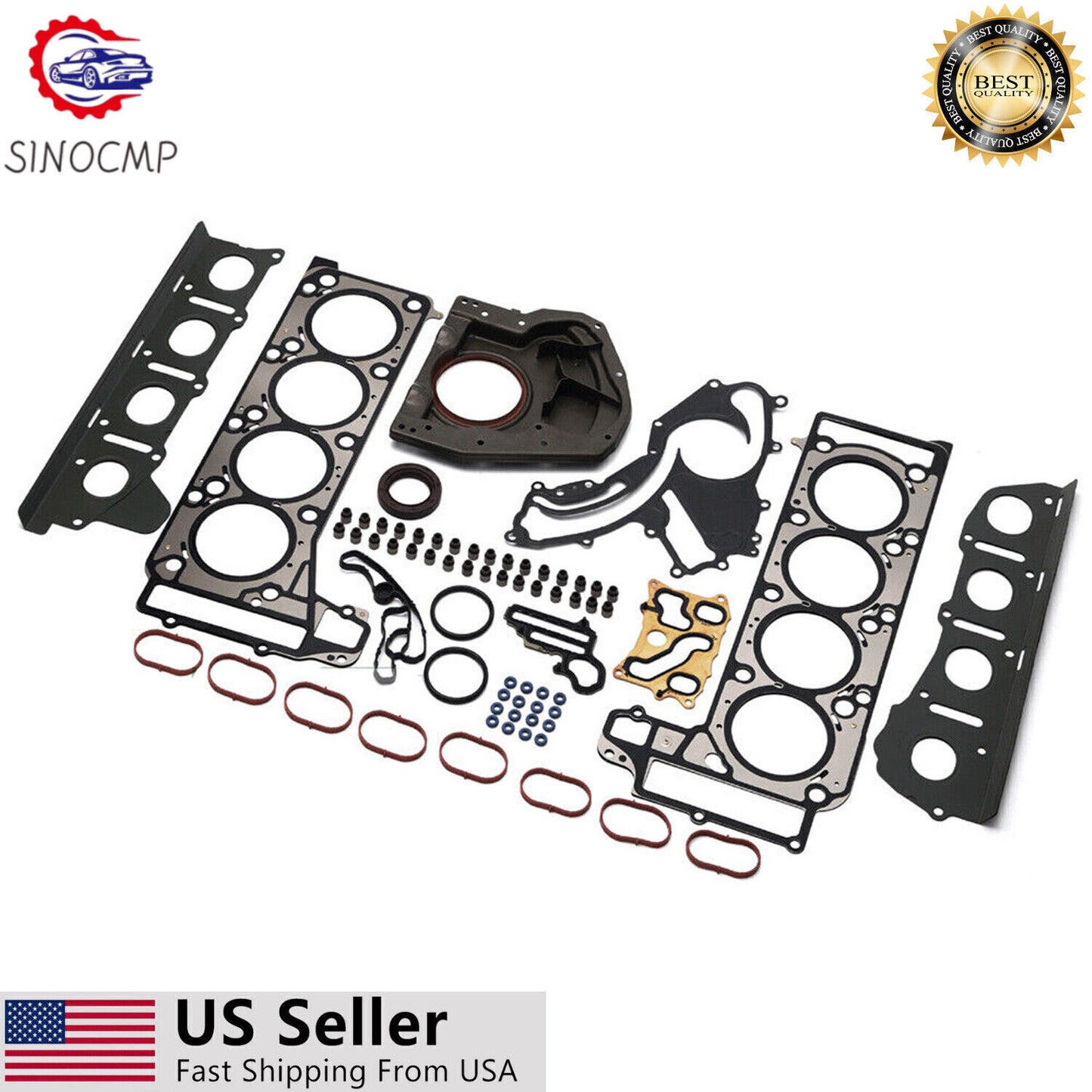 Engine Gaskets Seals Kit For M278 for Mercedes-Benz S500 W221 W166 GLS550 4.6 4.7 V8