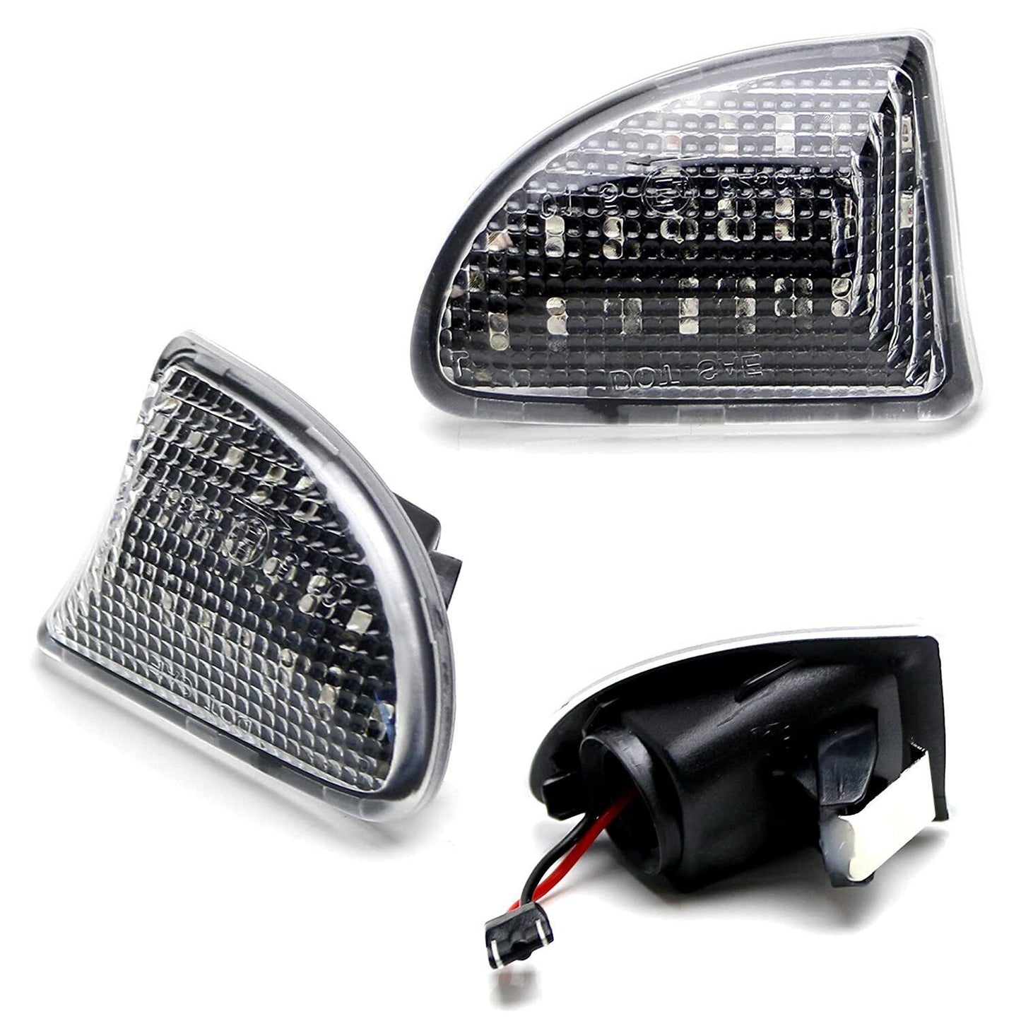 Suitable for 2007-15 for Smart Fortwo W451 Clear Lens Amber Full LED Front Marker Light
