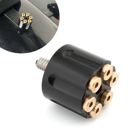 Fit for Harley Softail Dyna Street Glide Rear for Seat Bolt Fender Screw Nut 6mm Black