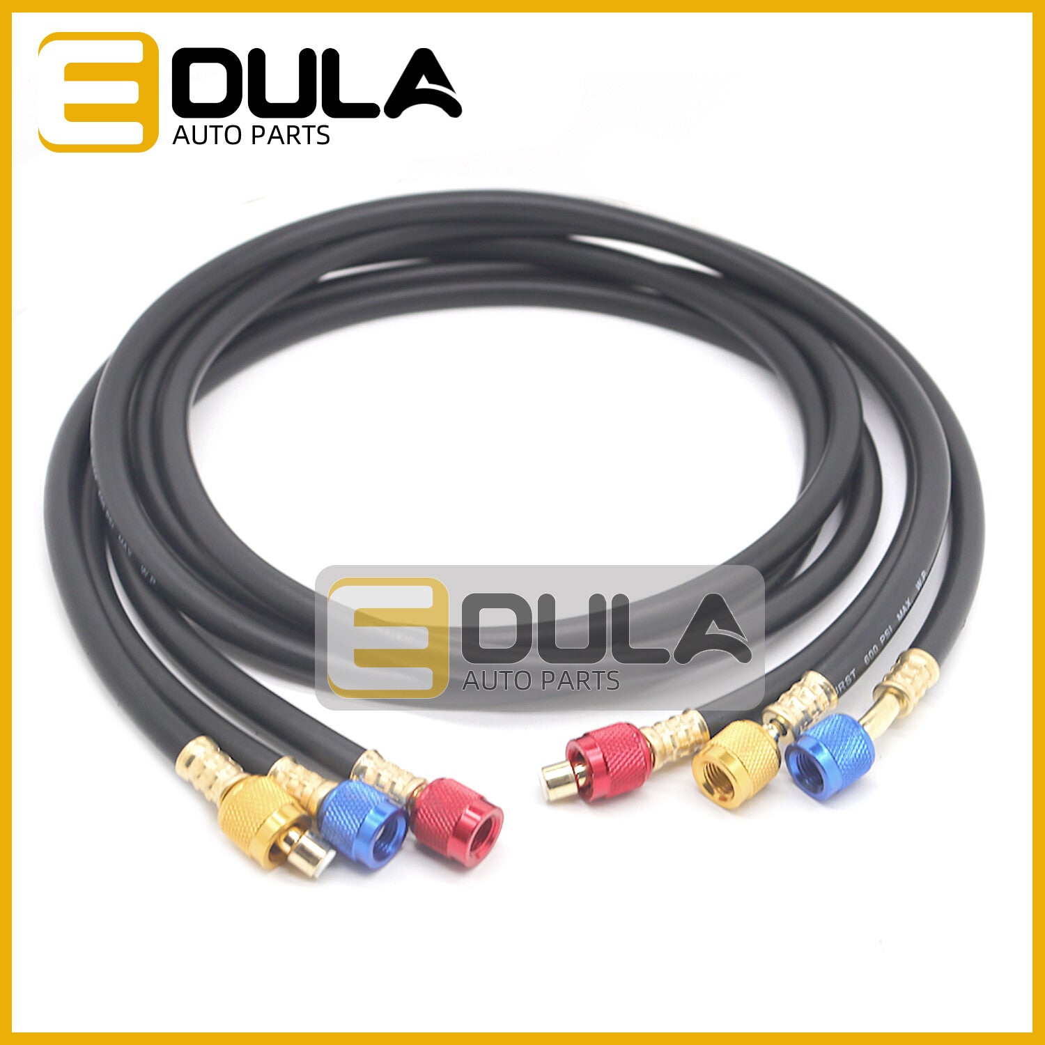 1.5M / 3000psi Air Conditioning Charging Hose Valves fits for R134A R410A R22