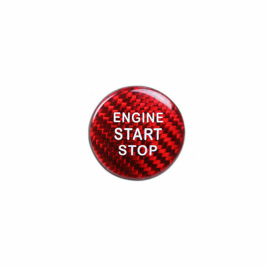 Carbon fiber engine start/stop button cover for Toyota 86 2013 - 19