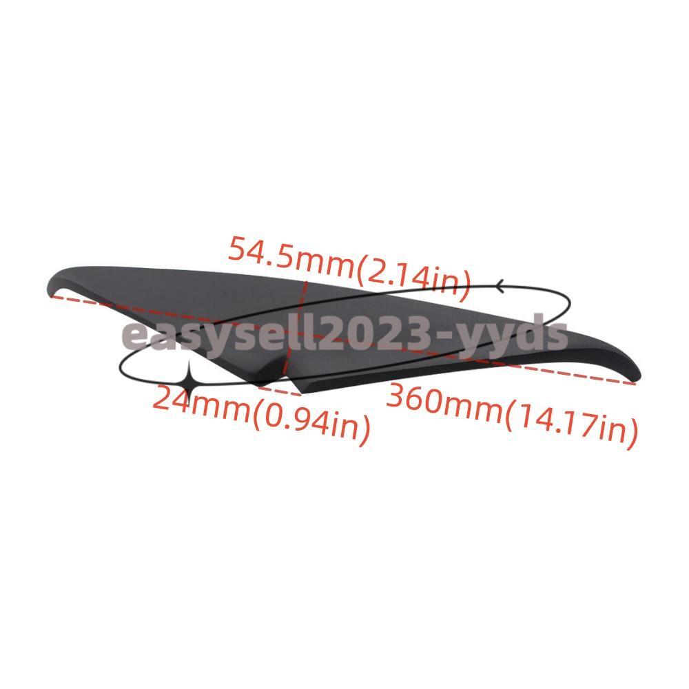Headlamp Headlight Eyebrow Eyelid Trim for Harley Road Glide FLTRX FLTRU 15-22