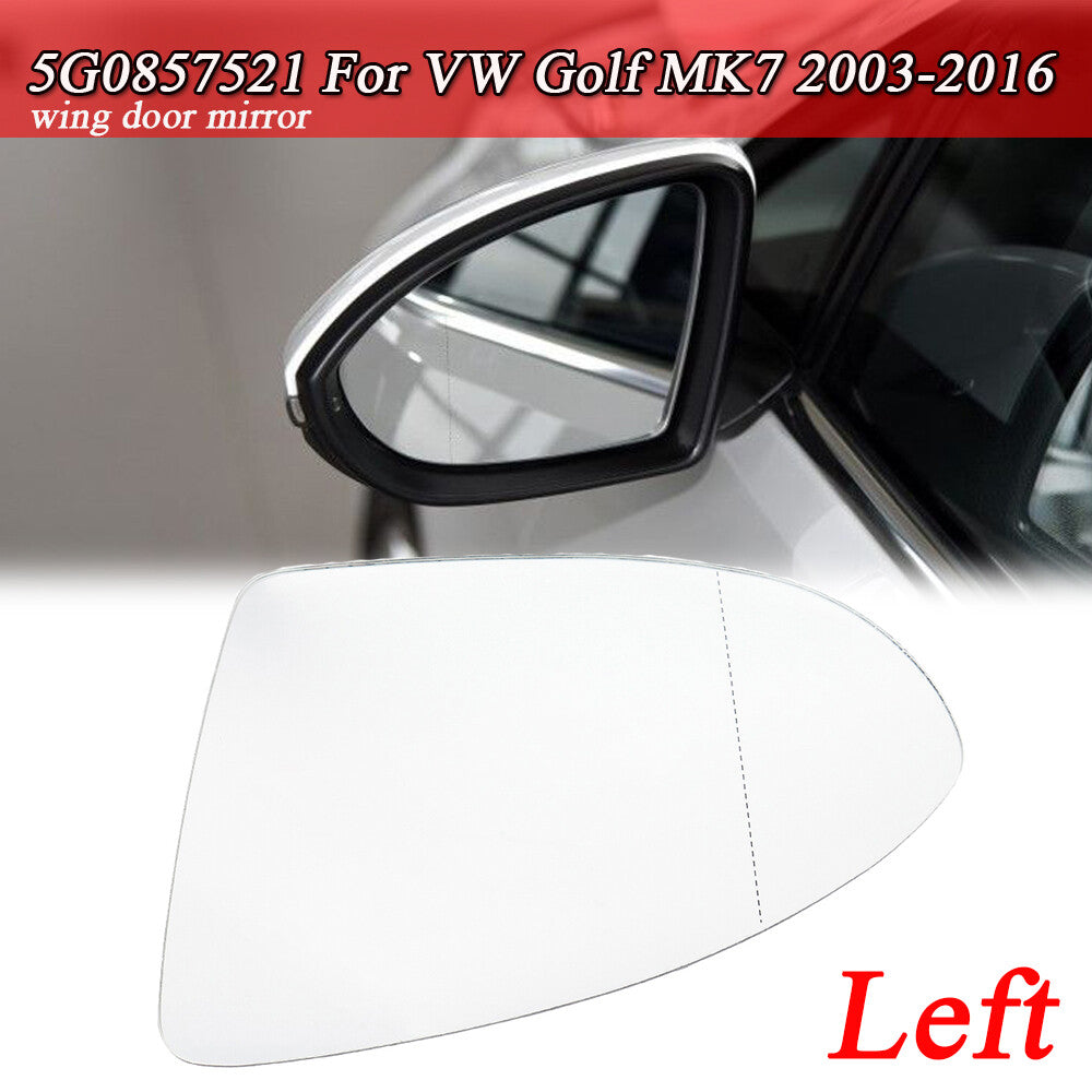 Rearviwe Door Wing Mirror Glass Heated For 13-16 for VW for Golf MK7 Left Passenger