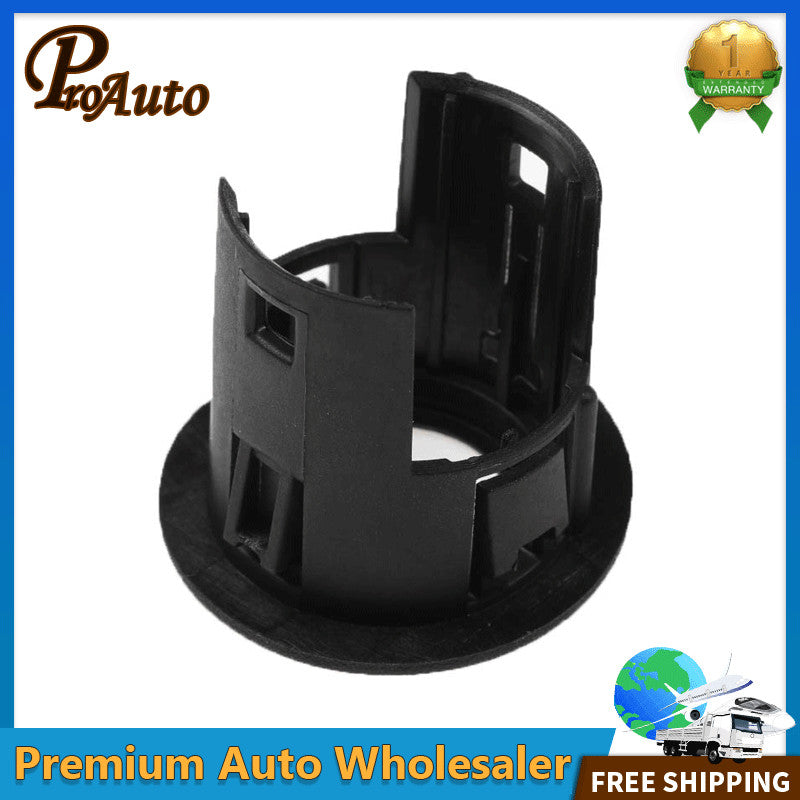 Rear Bumper Parking Assist Sensor Housing Black Set of 2 for 2007-2014 for GMC for Chevy