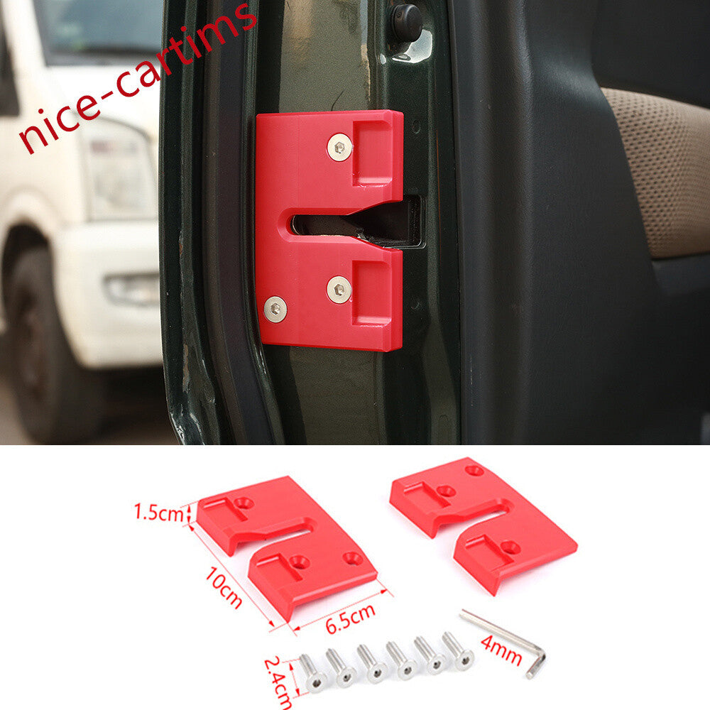 for Suzuki for Jimny 2007-17 Car Door Limiting Block Panel Cover Accessories ABS Red