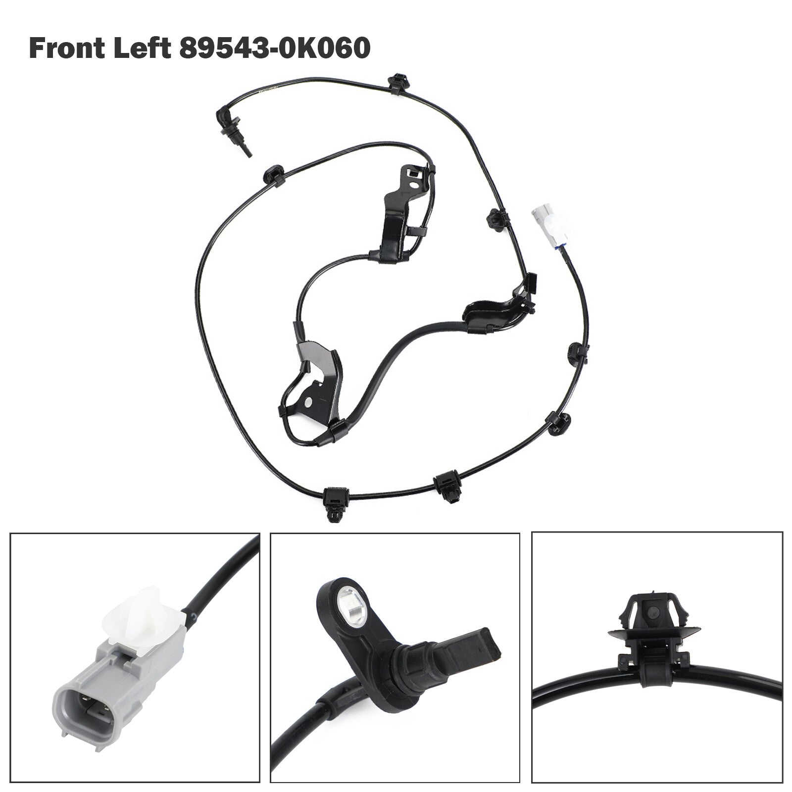 2PCS New Front LeftRight Car ABS Wheel Speed Sensor for Toyota Hilux Vigo