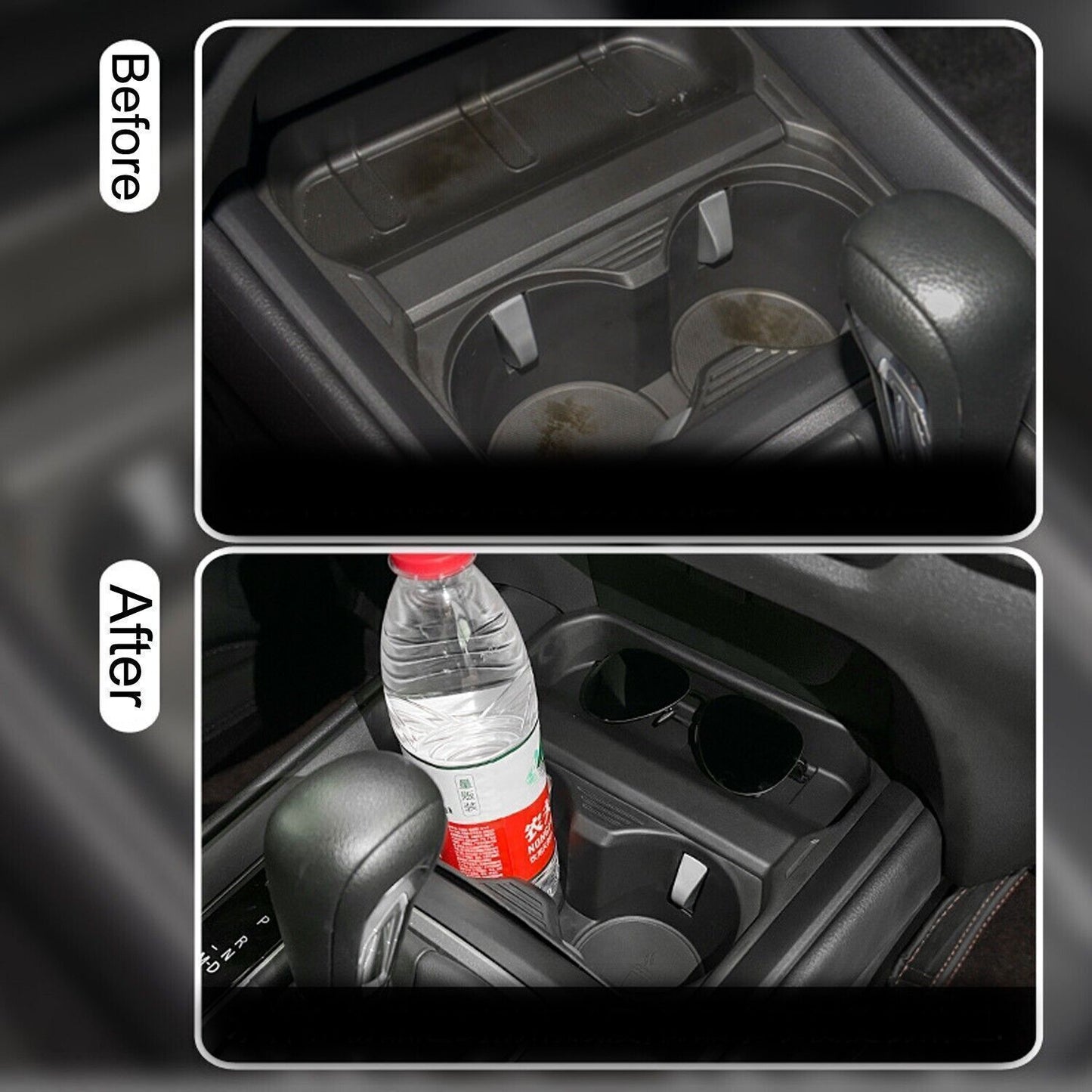 for Mazda CX-50 CX50 23-2025 ABS Black Center Console Cup Holder Storage Box 1X