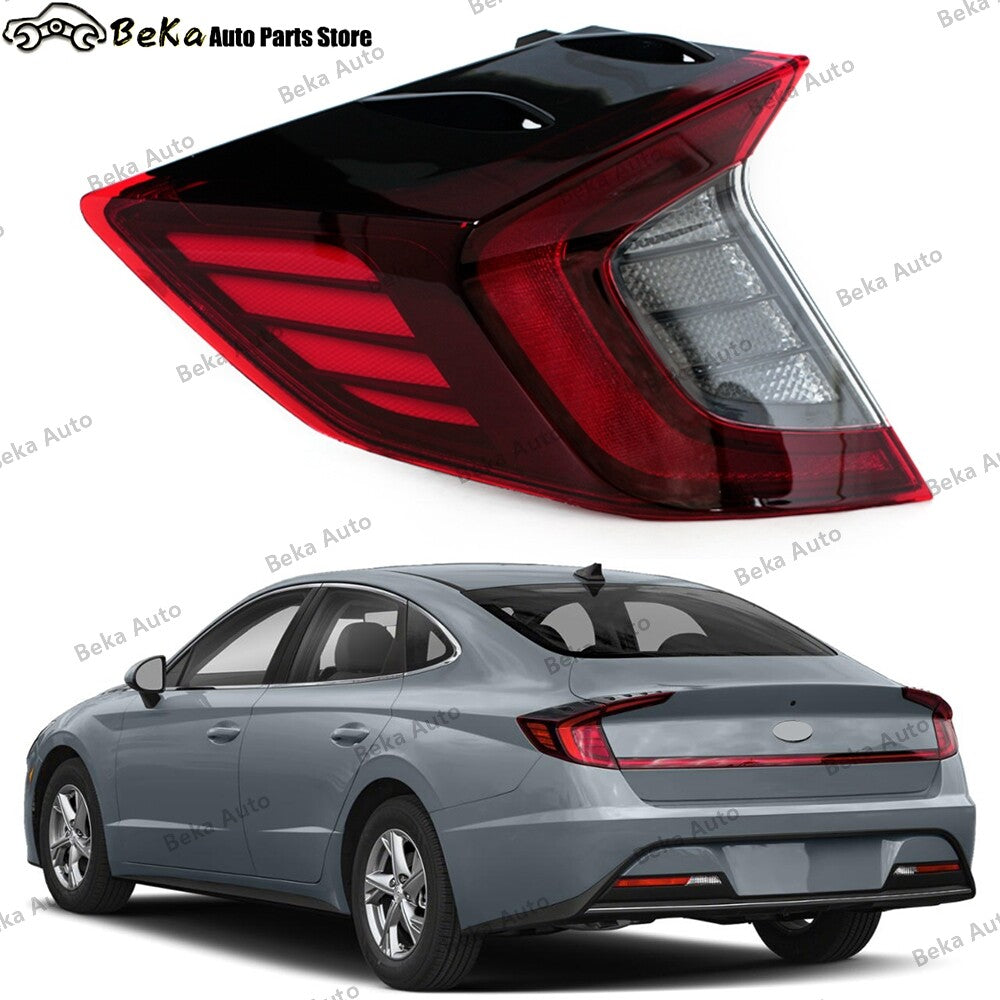 One-piece set suitable for the 10th edition left taillight and outer brake signal light of for Hyundai Sonata 2020-2021.