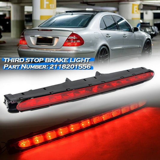 The third LED rear brake stop light is applicable to the 2003-09 for Mercedes-Benz W211.