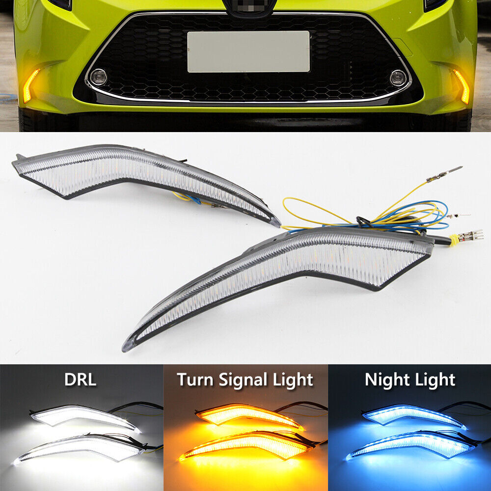 LED Daytime Running Lights (DRL) and Fog Lights for Toyota for Corolla 2020 - 22