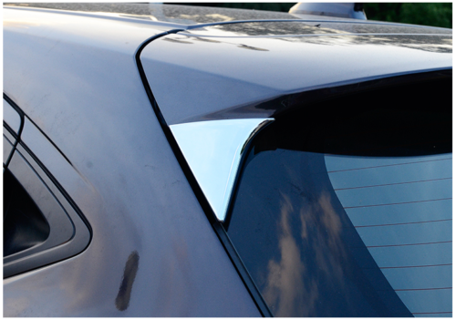for Honda Vezel HR-V 2016-2022 Chrome Tail Rear Window Side Triangle Cover Trim