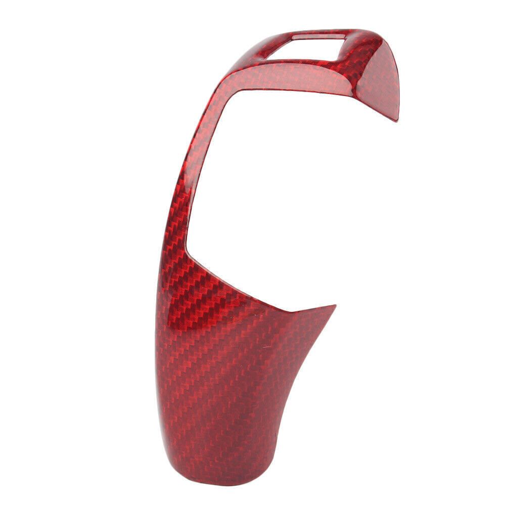 RED Carbon Fiber Trim Gear Shift Knob Cover for BMW 1 2 3 4 5 Series F20 F30