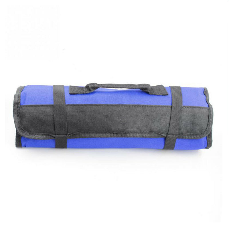 Multifunction Blue Roller Tool Handles Bag Oxford Canva Instrument Package Case