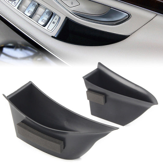 Pair Front Door Handle Armrest Storage Box for Mercedes Benz S Class W222 14-17