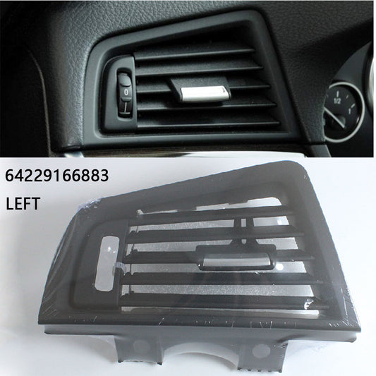 Left console grill dashboard AC air vents for BMW 5 Series 520 523 with chrome trim