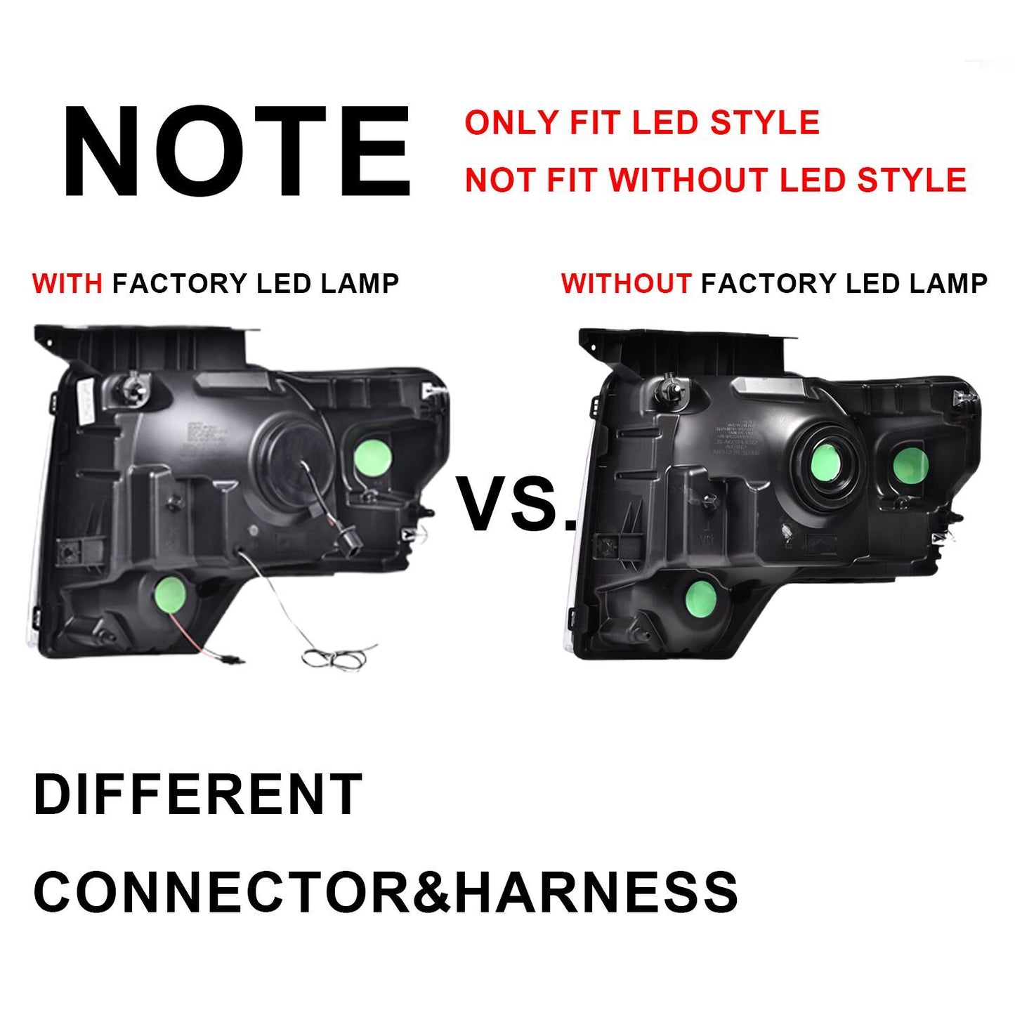 09 - 14 Welfare Edition F150 F-150 Premium Edition F150 F-150 High-Efficiency Micron LED DRL