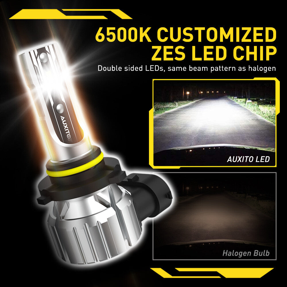 OXILAM LED Bright White and Red Lights for Seniors 9005 9006