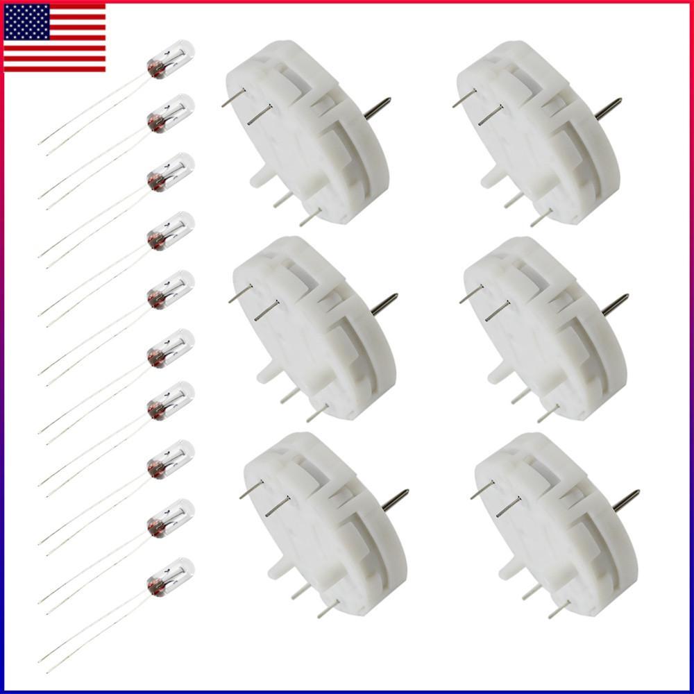 6Pcs Instrument Gauge Cluster Repair Set W/ 10 Bulbs For GM  for Chevy Vehicles