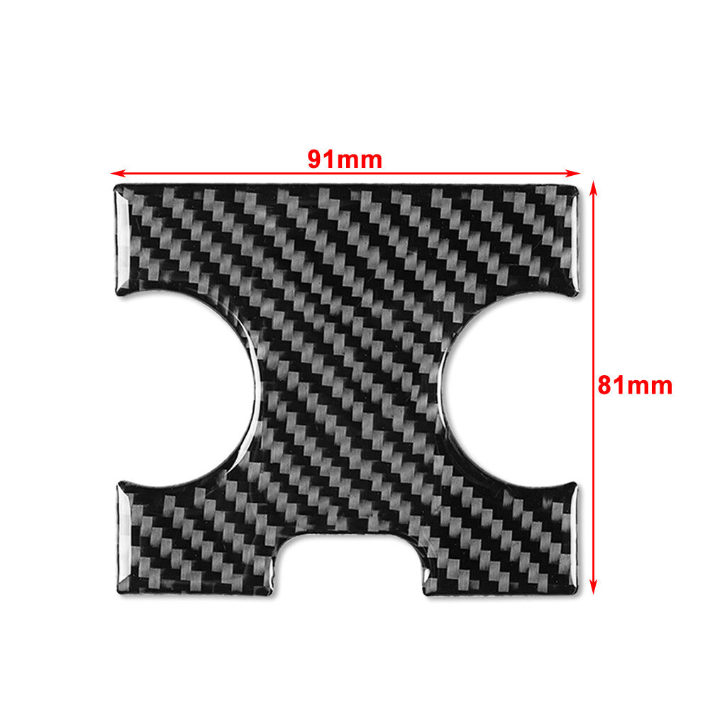 Hazard Light Button Cover Trim for Honda S2000 2004-2009 Carbon Fiber Red Auto