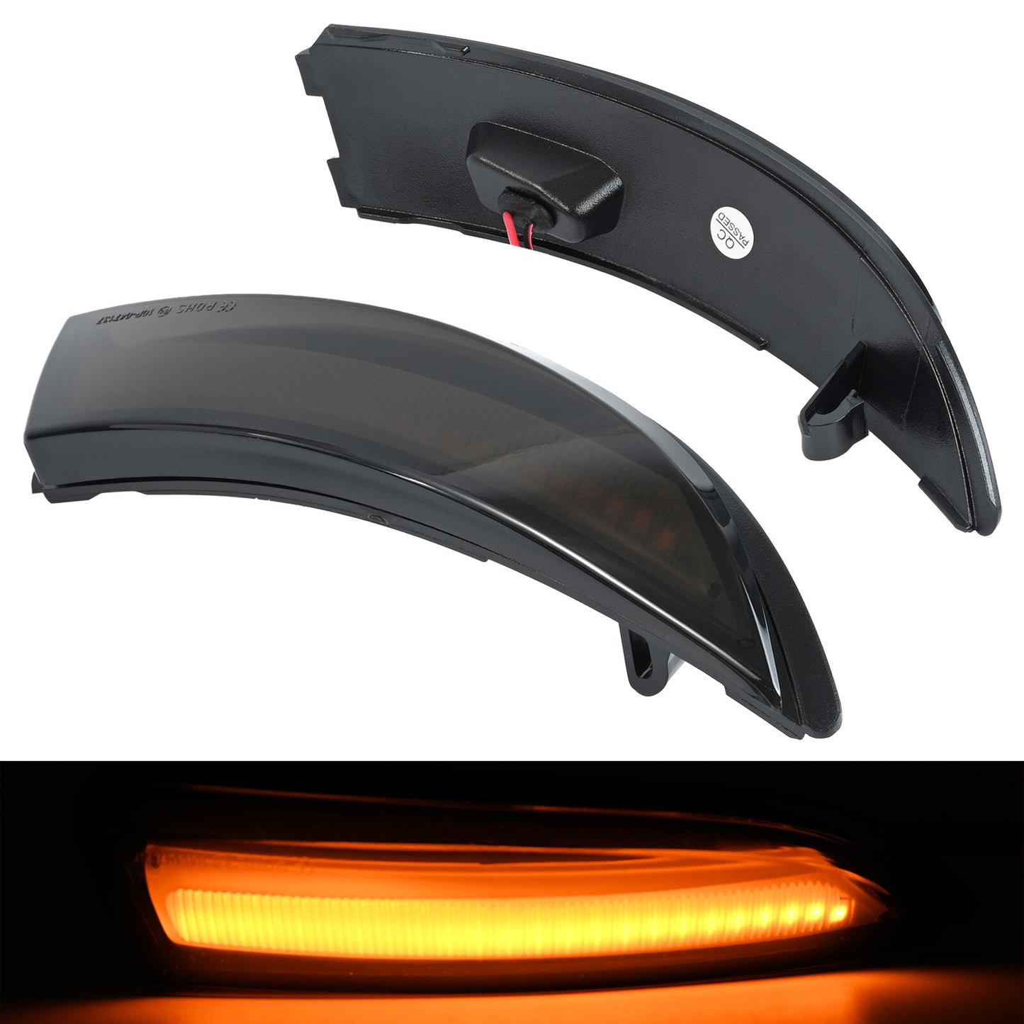 2 X Dynamic LED Side Smoke Turn Signal Light Indicator for Ford Fiesta MK7 BMax