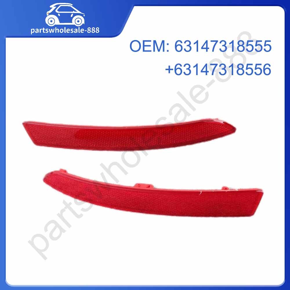 2-pack LHRH anti-collision noodle reflectors (Lemp) suitable for 2014 for BMW 5 Series 520d 520i